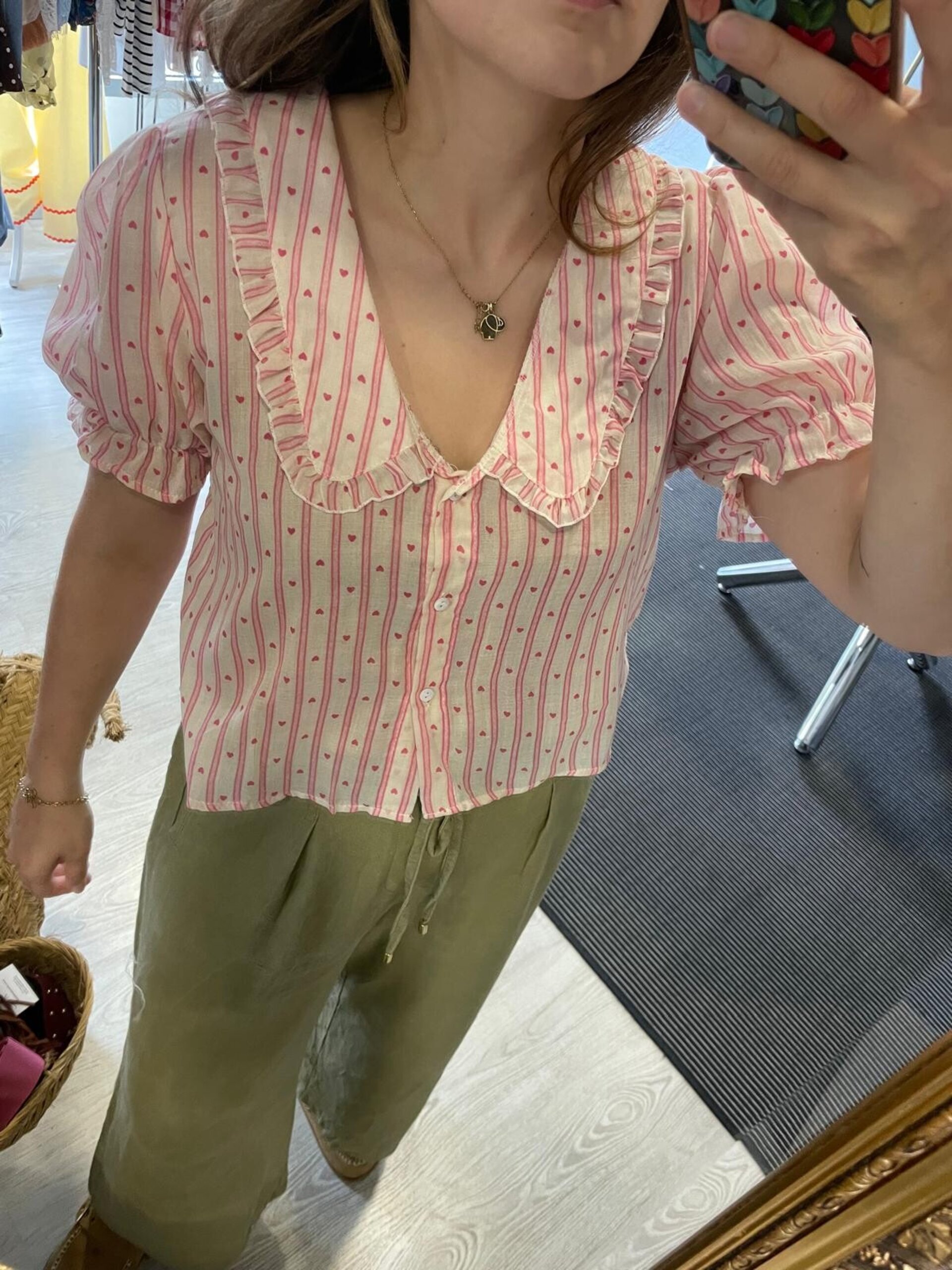 Camisa Rose Love - 1