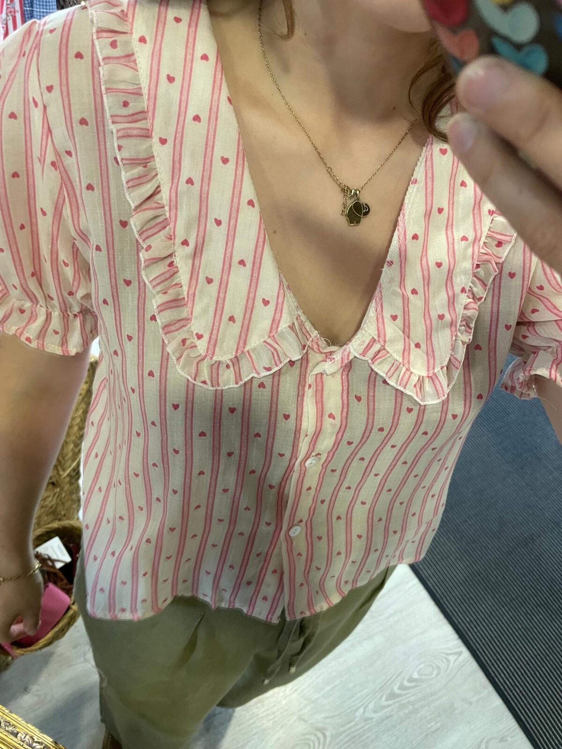 Camisa Rose Love - 3