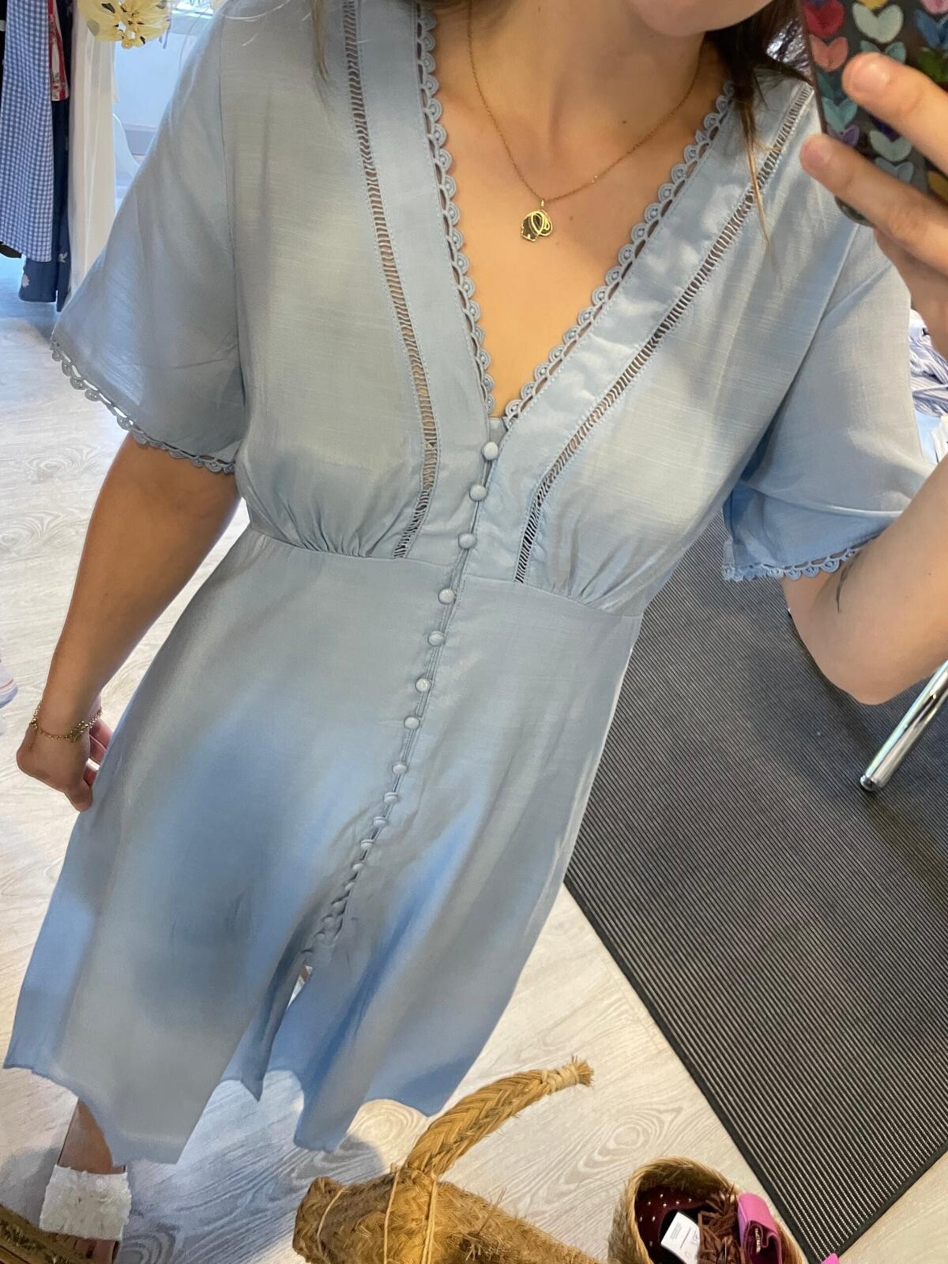 Vestido celeste - 1